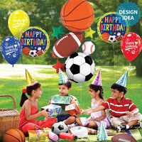 Betallic 18 inch MULTI-SPORTS BIRTHDAY Foil Balloon 26289P-B-P