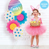 Betallic 18 inch PASTEL RAINBOW EASTER EGG Foil Balloon 36769-B-U