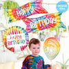 Betallic 18 inch TIE-DYE CAKE BIRTHDAY Foil Balloon 26120-B-U