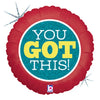 Betallic 18 inch YOU GOT THIS! Foil Balloon 36719-B-U