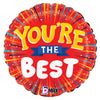 Betallic 18 inch YOU'RE THE BEST Foil Balloon 26227-B-U