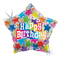 Betallic 19 inch DESIGNER BIRTHDAY Foil Balloon 85594P-B-P