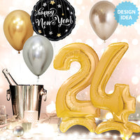 Betallic 25 inch STANDUPS NUMBER 2 - GOLD (AIR-FILL ONLY) Foil Balloon 13842GP-B-P