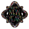 Betallic 29 inch NEW YEAR PARTY CONFETTI FRAME Foil Balloon 25236P-B-P