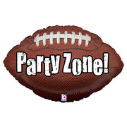 Betallic 29 inch PARTY ZONE FOOTBALL Foil Balloon 85699P-B-P