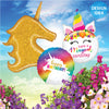 Betallic 33 inch MIGHTY BIRTHDAY UNICORN Foil Balloon