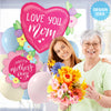 Betallic 35 inch PASTEL FLORAL MOM Foil Balloon 35940P-B-P