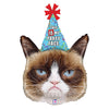 Betallic 36 inch GRUMPY CAT PARTY FACE Foil Balloon 35260P-B-P