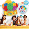 Betallic 37 inch BIRTHDAY BALLOONS BANNER Foil Balloon 25197P-B-P