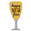 Betallic 37 inch NEW YEAR CHAMPAGNE GLASS Foil Balloon 35739-B-U