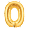 Betallic 40 inch LETTER O - GOLD MEGALOON Foil Balloon 15915GP-B-P