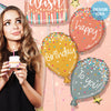 Betallic 40 inch ROSE GOLD BIRTHDAY BALLOONS Foil Balloon 35852P-B-P