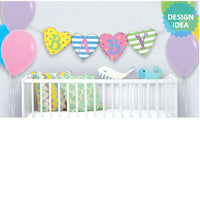 Betallic 41 inch BABY BUNTING (AIR-FILL ONLY) Foil Balloon 35877-B-P