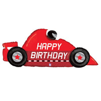 Betallic 43 inch RACE CAR BIRTHDAY Foil Balloon 25121P-B-P