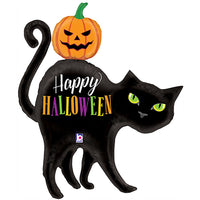 Betallic 44 inch HALLOWEEN BLACK CAT Foil Balloon 35731-B-U