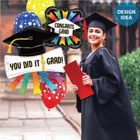 Betallic 44 inch YOU DID IT GRAD DIPLOMA Foil Balloon 25100P-B-P