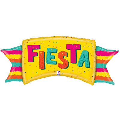 Betallic 46 inch FIESTA BANNER Foil Balloon 25125-B-P