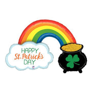 Betallic 47 inch ST PATS POT OF GOLD Foil Balloon 35768-B-P