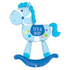 Betallic 5 foot SPECIAL DELIVERY ROCKING HORSE BOY Foil Balloon 35030-B-U