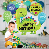 Betallic 52 inch DINO BIRTHDAY Foil Balloon 25199P-B-P