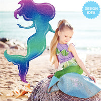 Betallic 52 inch GLITTER MERMAID Foil Balloon 35791-B-P