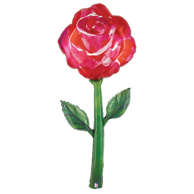 Betallic 64 inch FRESH PICKS WATERCOLOR ROSE Foil Balloon 25162-B-P