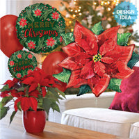 Betallic 9 inch WATERCOLOR CHRISTMAS Foil Balloon 22025-B-U