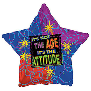 CTI 17 inch ATTITUDE STAR Foil Balloon 814479-C-U