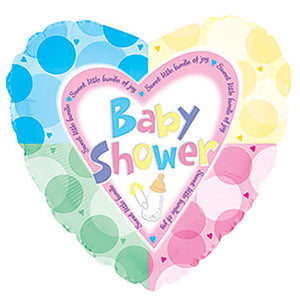 CTI 17 inch BABY SHOWER QUADRANTS Foil Balloon 214378-C-U