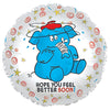 CTI 17 inch FEEL BETTER SOON ELEPHANT Foil Balloon 114837-C-U