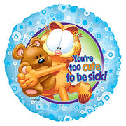 CTI 17 inch GARFIELD TOO CUTE TO BE SICK Foil Balloon 115254-C-U