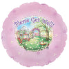 CTI 17 inch GET WELL GARDEN Foil Balloon 114567-C-U