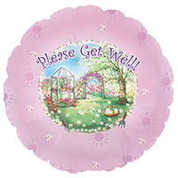 CTI 17 inch GET WELL GARDEN Foil Balloon 114567-C-U