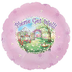 CTI 17 inch GET WELL GARDEN Foil Balloon 114567-C-U