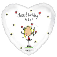 CTI 17 inch JUICY LUCY BIRTHDAY BABE Foil Balloon 215659-C-U