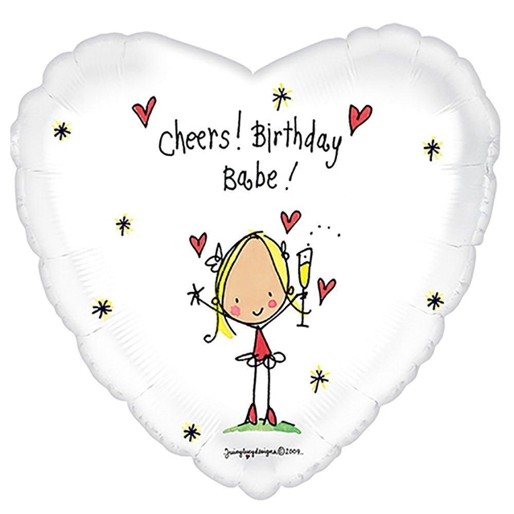 CTI 17 inch JUICY LUCY BIRTHDAY BABE Foil Balloon 215659-C-U