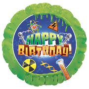 CTI 17 inch MAD SCIENTIST HAPPY BIRTHDAY Foil Balloon 318144-C-U