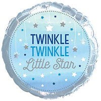 CTI 17 inch ONE LITTLE STAR BOY TWINKLE Foil Balloon 317014-C-U