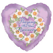 CTI 17 inch PRAYING FOR RECOVERY Foil Balloon 214560-C-U