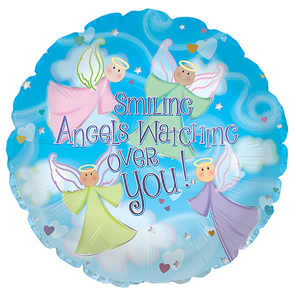 CTI 17 inch SMILING ANGELS WATCH Foil Balloon 114068-C-U