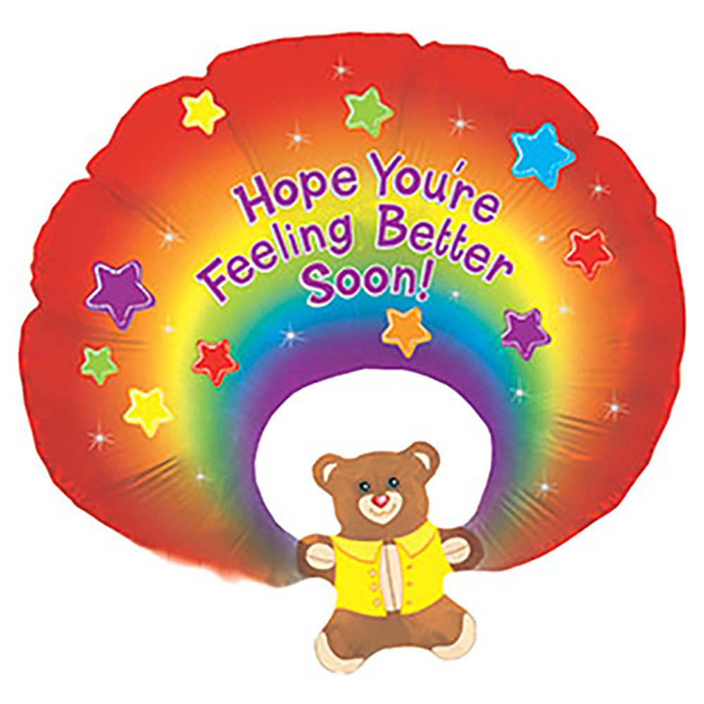 CTI 32 inch FEELING BETTER BEAR Foil Balloon 434115-C-P