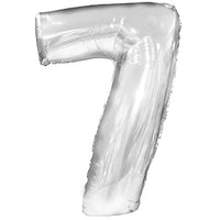 CTI 38 inch NUMBER 7 - CTI - SILVER Foil Balloon 433107-C-U