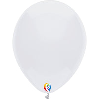 Funsational 12 inch FUNSATIONAL WHITE Latex Balloons