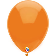 Funsational 7 inch FUNSATIONAL ORANGE Latex Balloons 21374-F