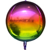 LA Balloons 20 inch 4D SPHERES - RAINBOW Foil Balloon LAB869-L-U