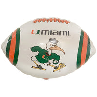 LA Balloons 20 inch NCAA - UNIVERSITY OF MIAMI HURRICANES FOOTBALL Foil Balloon 06157-BE-U