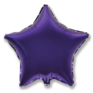 LA Balloons 32 inch STAR - METALLIC VIOLET Foil Balloon LAB404-FM