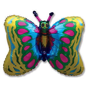 LA Balloons 35 inch BUTTERFLY - GOLD Foil Balloon LAB203-FM