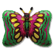 LA Balloons 35 inch BUTTERFLY - GREEN Foil Balloon LAB205-FM