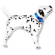 LA Balloons 35 inch REAL DALMATIAN - BLUE Foil Balloon LAB345-FM